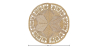 Buy Round Jute Rug - Boho Bali - 120 CM - Aditya Natural 61090 home delivery