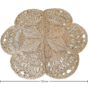 Buy Round Jute Rug - Boho Bali - 120 CM - Bacu Natural 61095 with a guarantee