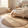 Buy Round Jute Rug - Boho Bali - 100 CM - Jenón Natural 61086 - in the EU