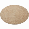 Buy Round Jute Rug - Boho Bali - 100 CM - Jenón Natural 61086 in the Europe