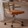 Buy Rattan Office Chair - Swivel - Sembra Brown 61143 - prices