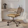 Buy Rattan Office Chair - Swivel - Sembra Brown 61143 at MyFaktory