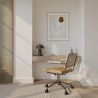 Buy Rattan Office Chair - Swivel - Sembra Brown 61143 with a guarantee