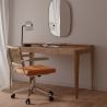 Buy Rattan Office Chair - Swivel - Sembra Brown 61143 home delivery