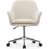 Buy Swivel Office Chair with Armrests - Venia Beige 61145 - in the EU