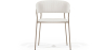 Buy Dining chair - Upholstered in Bouclé Fabric - Lona White 61148 in the Europe