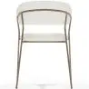 Buy Dining chair - Upholstered in Bouclé Fabric - Lona White 61148 - in the EU