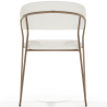 Buy Dining chair - Upholstered in Bouclé Fabric - Lona White 61148 - in the EU