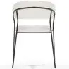 Buy Dining chair - Upholstered in Bouclé Fabric - Lona White 61149 with a guarantee
