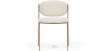 Buy Dining chair - Upholstered in Bouclé Fabric - Vara White 61150 - in the EU