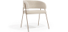 Buy Dining Chair - Upholstered in Fabric - Karen Beige 61151 home delivery