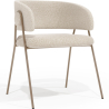 Buy Dining Chair - Upholstered in Fabric - Karen Beige 61151 - prices