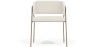 Buy Dining chair - Upholstered in Bouclé Fabric - Manar White 61152 at MyFaktory