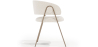Buy Dining chair - Upholstered in Bouclé Fabric - Manar White 61152 - in the EU