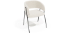Buy Dining chair - Upholstered in Bouclé Fabric - Manar White 61153 home delivery
