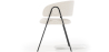 Buy Dining chair - Upholstered in Bouclé Fabric - Manar White 61153 with a guarantee