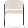 Buy Dining chair - Upholstered in Bouclé Fabric - Manar White 61153 with a guarantee