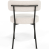 Buy Dining Chair - Upholstered in Bouclé Fabric - Simo White 61154 - in the EU
