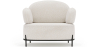 Buy Design armchair - Upholstered in bouclé fabric - Munum White 61156 - in the EU
