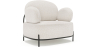 Buy Design armchair - Upholstered in bouclé fabric - Munum White 61156 at MyFaktory