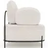 Buy Design armchair - Upholstered in bouclé fabric - Munum White 61156 home delivery