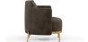 Buy Designer Armchair - Upholstered in Velvet - Hynu Taupe 60689 in the Europe