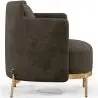 Buy Designer Armchair - Upholstered in Velvet - Hynu Taupe 60689 in the Europe