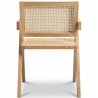 Buy Dining Chair in Cane Rattan - with Armrests - Leru Natural wood 61162 - prices