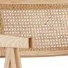 Buy Dining Chair in Cane Rattan - with Armrests - Leru Natural wood 61162 in the Europe