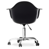 Buy Office Chair with Armrests - Desk Chair with Castors - Emery Black 14498 home delivery