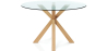 Buy Round Dining Table - 120CM - Glass - Ebra Natural 61163 - in the EU