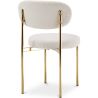 Buy Dining Chair - Upholstered in Bouclé Fabric - Ara White 61165 with a guarantee