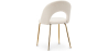 Buy Dining Chair - Upholstered in Bouclé Fabric - Maeve White 61167 - prices