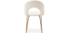 Buy Dining Chair - Upholstered in Bouclé Fabric - Maeve White 61167 at MyFaktory