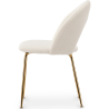 Buy Dining Chair - Upholstered in Bouclé Fabric - Maeve White 61167 home delivery