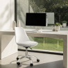 Buy Tulip swivel office chair with wheels White 58487 - prices