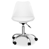 Buy Tulip swivel office chair with wheels White 58487 - in the EU