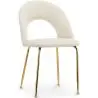 Buy Dining Chair - Upholstered in Velvet - Maeve Cream 61168 home delivery
