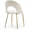 Buy Dining Chair - Upholstered in Velvet - Maeve Cream 61168 - in the EU