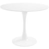 Buy Round Fiberglass Tulipa Table - 120cm White 15418 at MyFaktory