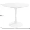 Buy Round Tulip Table - 120 cm White 15418 home delivery