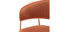 Buy Dining chair - Upholstered in Velvet - Lona Reddish orange 61147 - prices