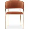 Buy Dining chair - Upholstered in Velvet - Lona Reddish orange 61147 - in the EU