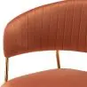 Buy Dining chair - Upholstered in Velvet - Lona Reddish orange 61147 - prices