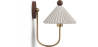 Buy Wall Lamp Aged Gold - Vintage Wall Sconce - Lumivie White 61213 with a guarantee