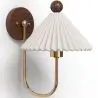 Buy Wall Lamp Aged Gold - Vintage Wall Sconce - Lumivie White 61213 home delivery