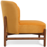 Buy Velvet Upholstered Armchair with Wood - Ebbe Mustard 61215 in the Europe