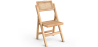 Buy Folding Wooden Rattan Dining Chair -Bama Natural wood 61157 in the Europe