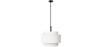 Buy Ceiling Pendant Lamp - Fabric Shade - Sime Black 60681 - in the EU