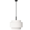 Buy Ceiling Pendant Lamp - Fabric Shade - Sime Black 60681 - in the EU